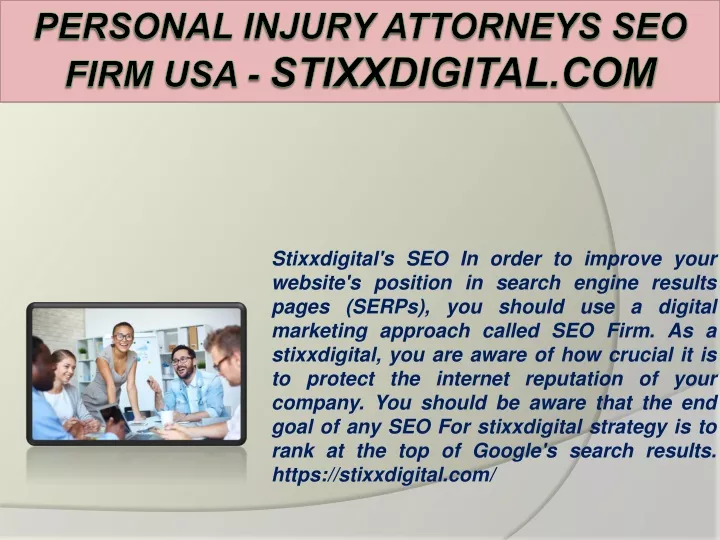 personal injury attorneys seo firm usa stixxdigital com