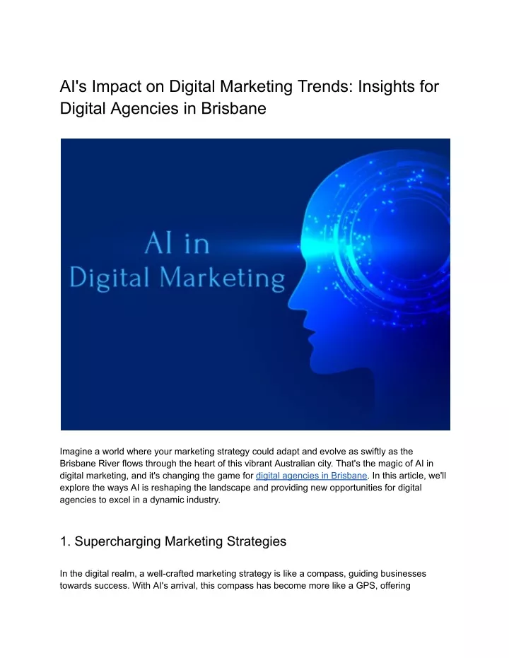 ai s impact on digital marketing trends insights