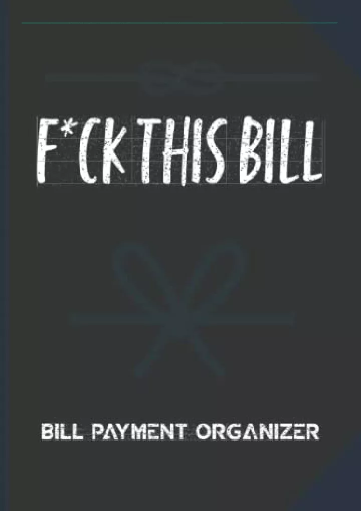 monthly bill payment organizer bill organizer