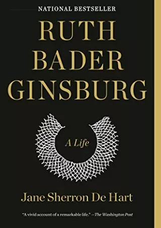 Read ebook [PDF] Ruth Bader Ginsburg: A Life download