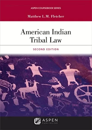 get [PDF] Download American Indian Tribal Law (Aspen Coursebook) download