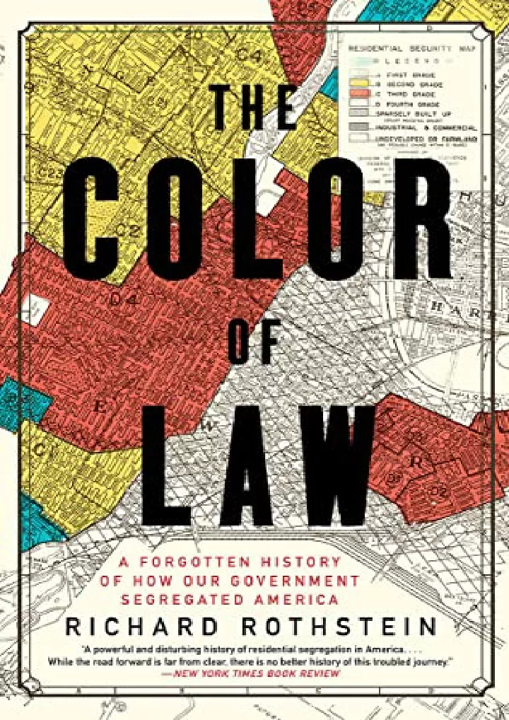 the color of law a forgotten history