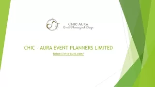 Luxury Wedding Planner Nairobi | Chic-aura.com