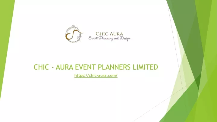 chic aura event planners limited https chic aura
