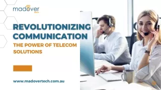 Revolutionizing Communication The Power of Telecom Solution