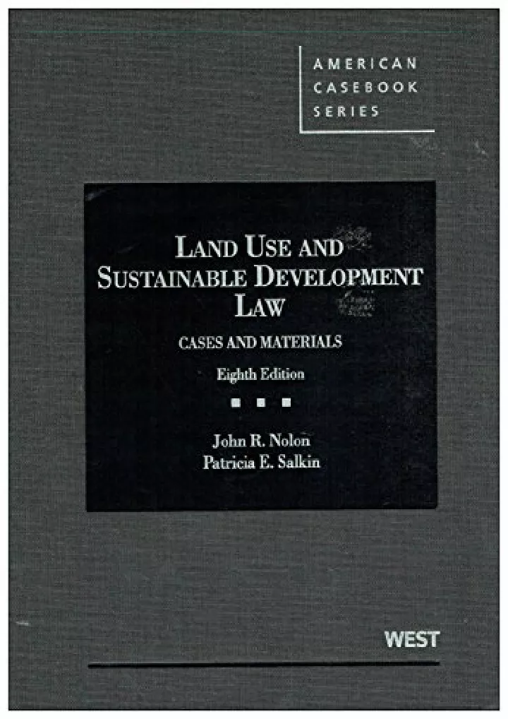 land use and sustainable development law cases