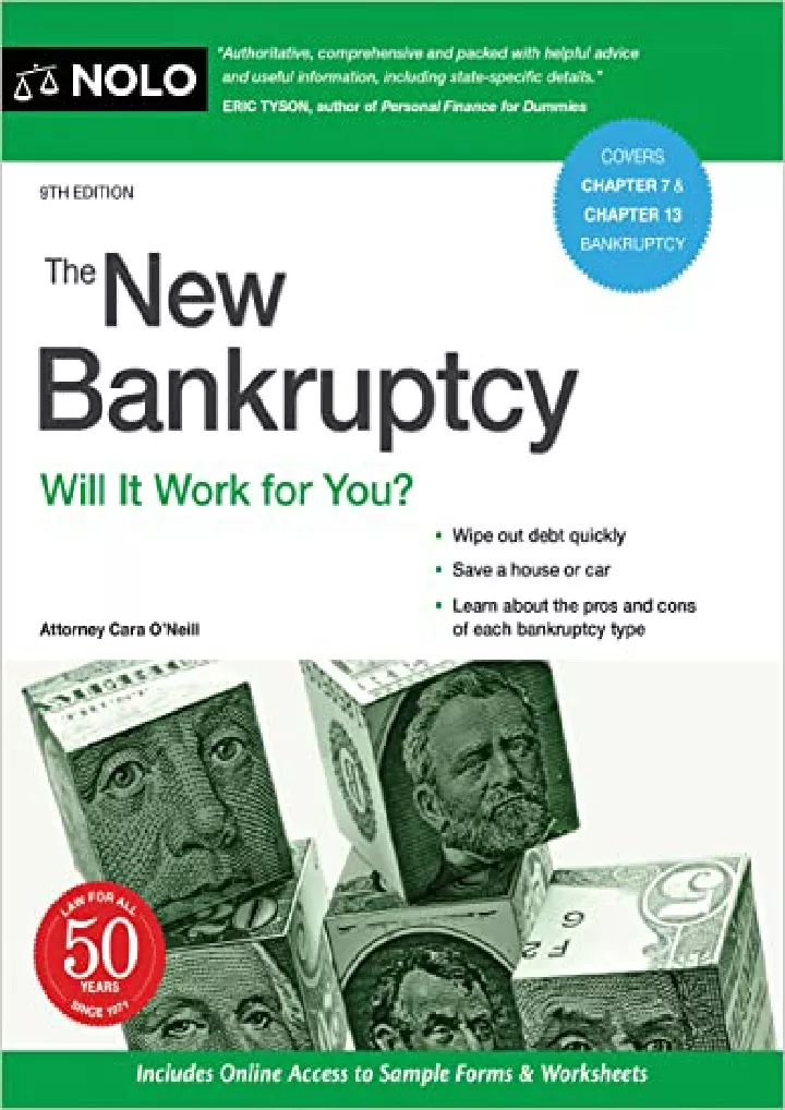 new bankruptcy the will it work for you download