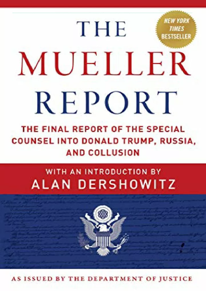 the mueller report the final report