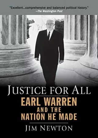 [PDF READ ONLINE] Justice for All: Earl Warren and the Nation He Made epub