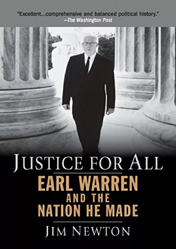 justice for all earl warren and the nation