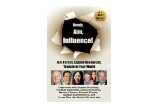 PDF read online Ready Aim Influence Join Forces Expand Resources Transform Your
