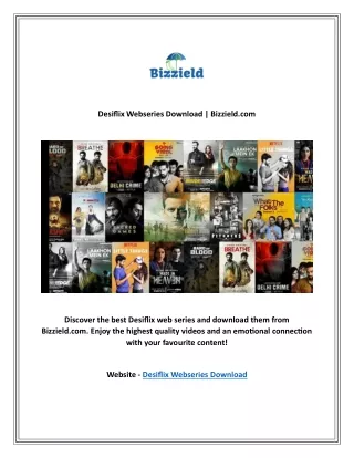 Desiflix Webseries Download | Bizzield.com