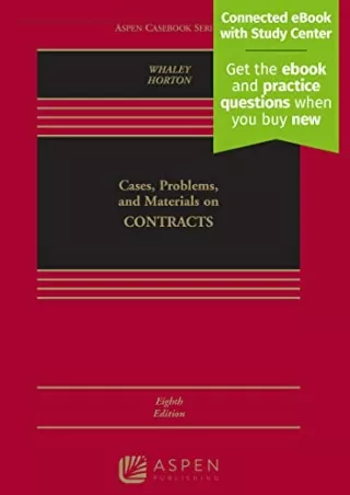 DOWNLOAD/PDF Cases, Problems, and Materials on Contracts (Aspen Casebook) ebooks