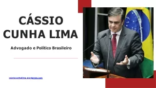 Leis de Financiamento de Campanhas Cássio Cunha Lima Caação