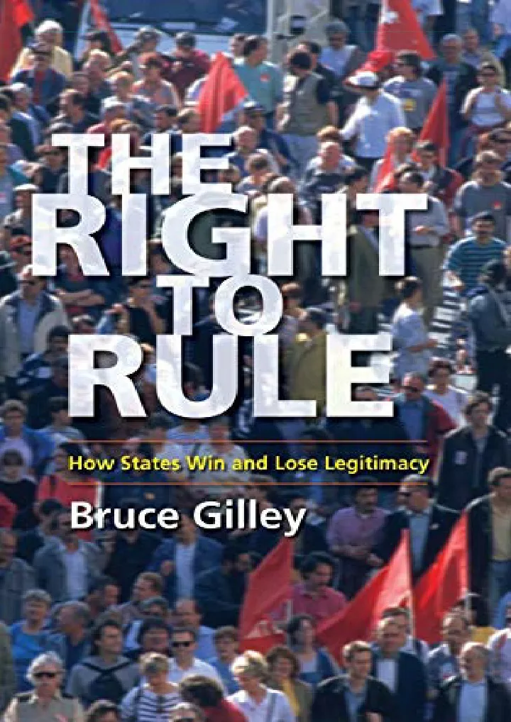 the right to rule how states win and lose