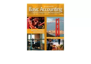Kindle online PDF Basic Accounting Concepts Principles and Procedures Volume 2 2