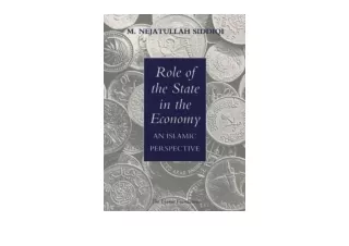 Ebook download Role of the State in the Economy An Islamic Perspective Islamic E