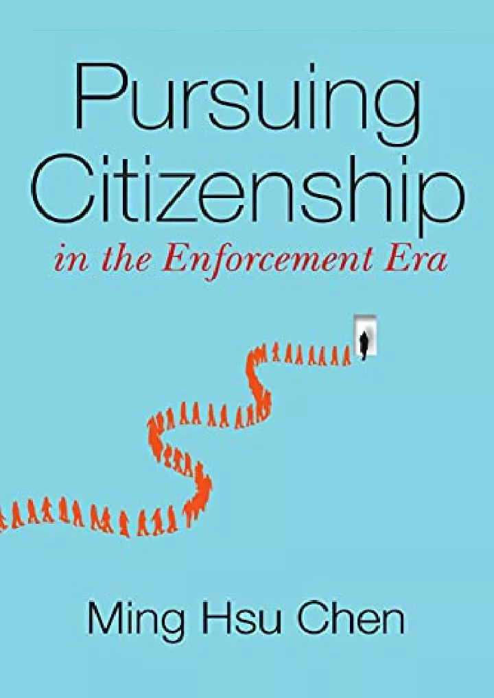 pursuing citizenship in the enforcement