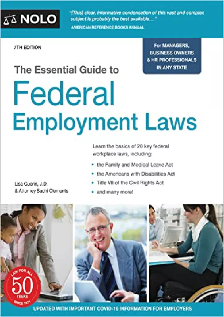 essential guide to federal employment laws