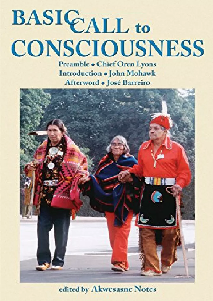 basic call to consciousness download pdf read
