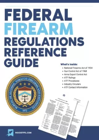 federal firearms regulations reference guide