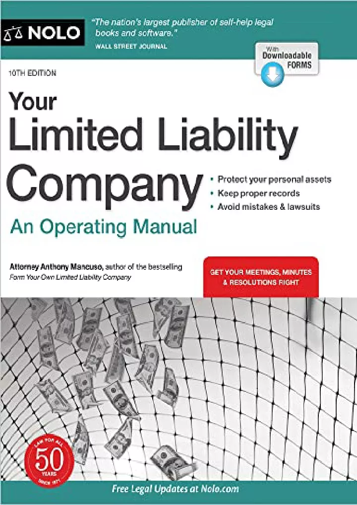 your limited liability company an operating