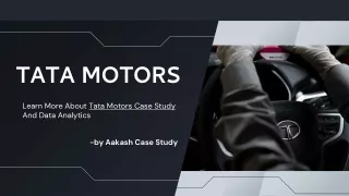 Learn About Tata Motors- Know The Case Study Here
