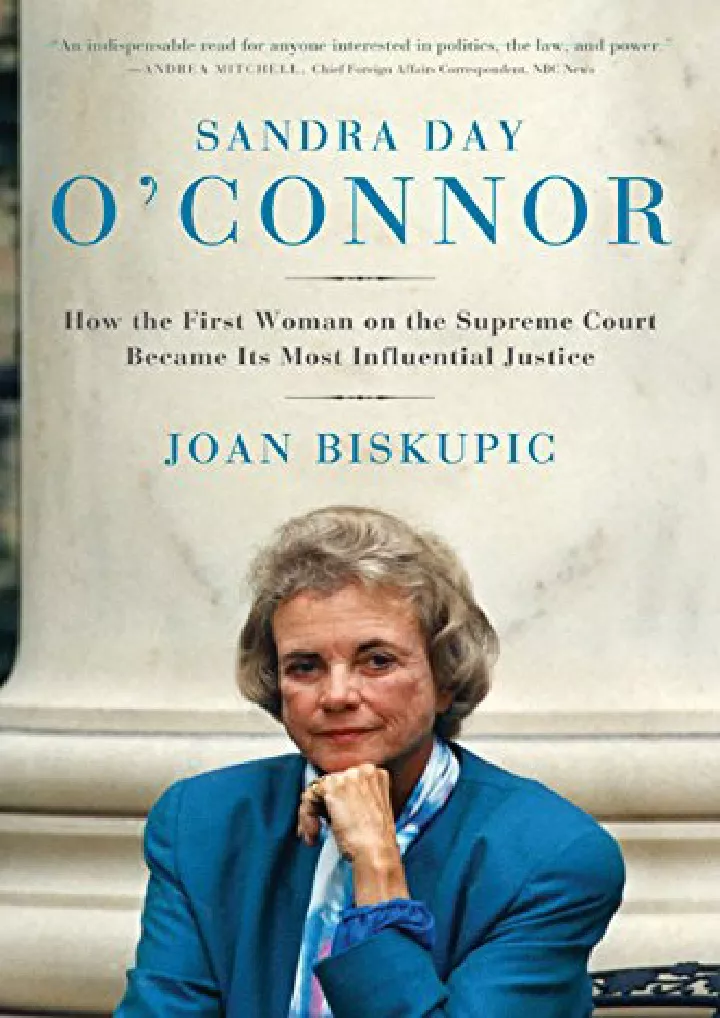 sandra day o connor how the first woman