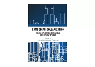 PDF read online Cambodian Dollarization Policy Implications to Financial Develop