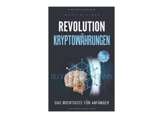 Ebook download Revolution Kryptowährungen Teil 1 Das Wichtigste für Anfänger Ger