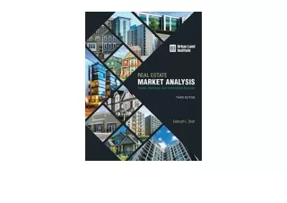 Kindle online PDF Real Estate Market Analysis Trends Methods and Information Sou