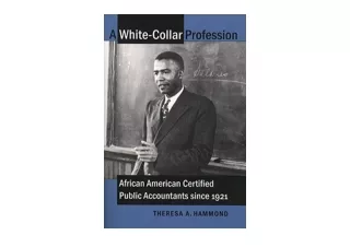 Download A White Collar Profession African American Certified Public Accountants