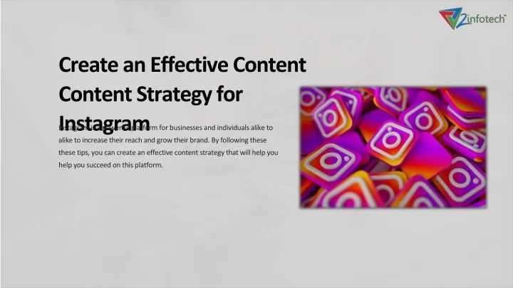 create an effective content strategy for instagram