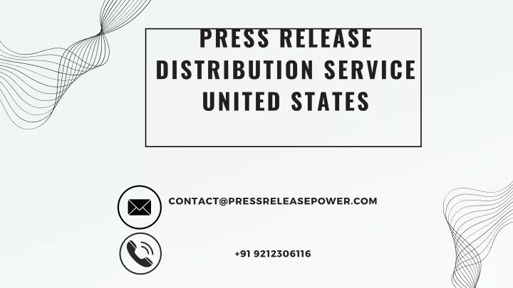 press release distribution service united states