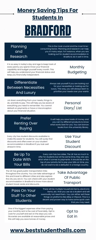money saving tips for students in bradford