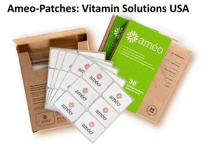 ameo patches vitamin solutions usa