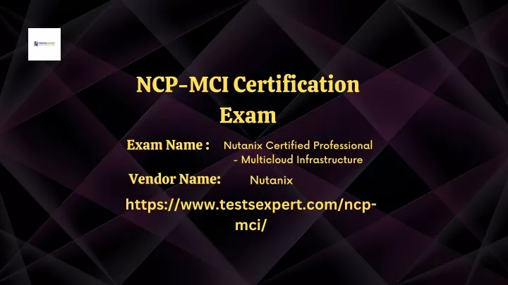 ncp mci certification exam exam name