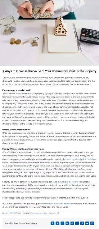 3 Ways to Increase the Value of Your Commercial Real Estate Property