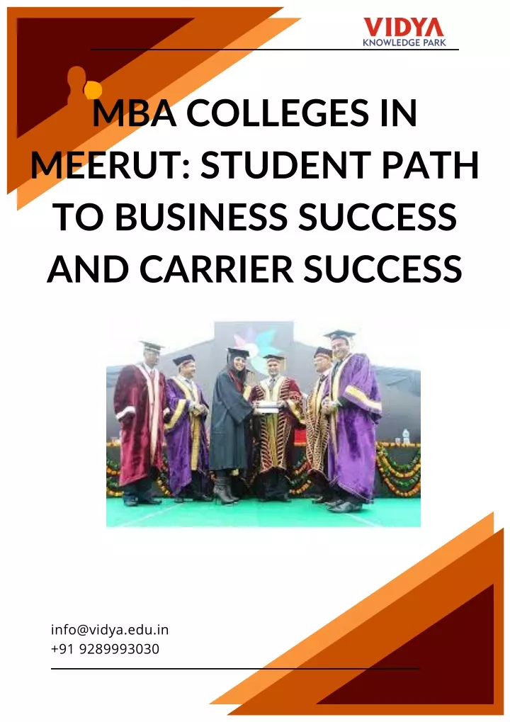 mba colleges in meerut student path to business