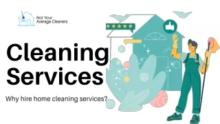 What is home cleaning services