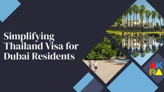 Simplifying Thailand Visa for Dubai Residents