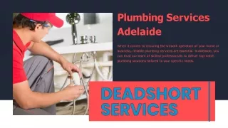 Plumbing Services Adelaide