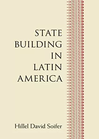 Read PDF  State Building in Latin America