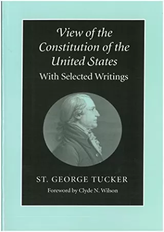 Full PDF View of the Constitution of the United States: With Selected Writings
