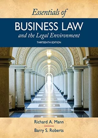 Read online  Essentials of Business Law and the Legal Environment