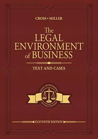 [PDF] The Legal Environment of Business: Text and Cases (MindTap Course List)