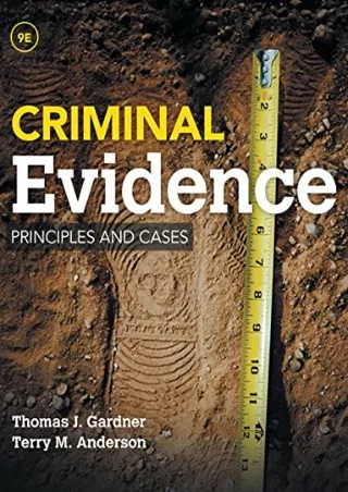 Download [PDF] Criminal Evidence: Principles and Cases