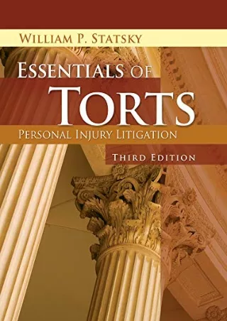Read Book Essentials of Torts