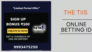 Online Betting Id Provider | THETIIS | 99934-75250