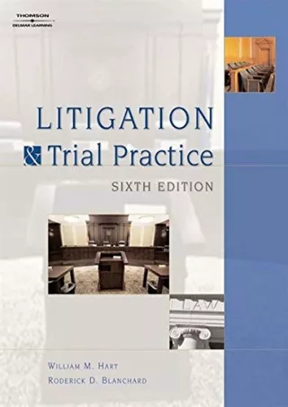 Epub Litigation and Trial Practice